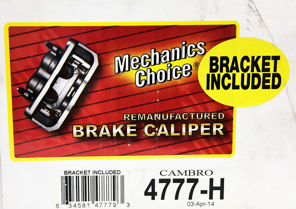 Mechanic's Choice Cambro Brake Caliper 4777-H REMANUFACTURED