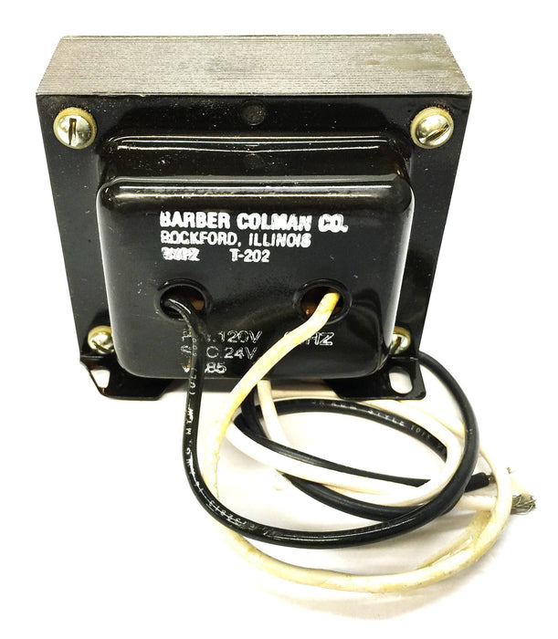 Barber Colman 120V Primary/24V Secondary Transformer T-202 NOS