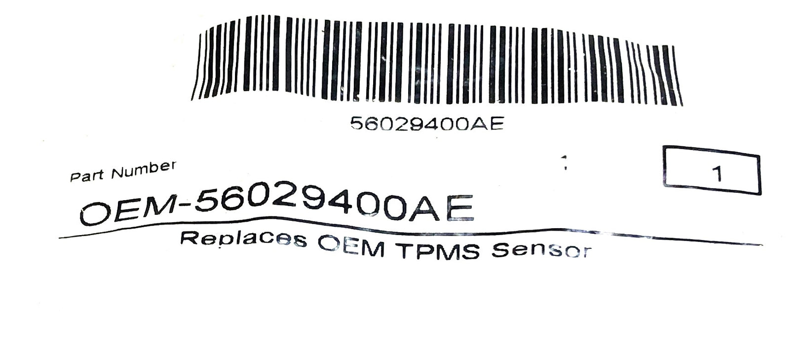 Mopar OEM TPMS Sensor de presión de neumáticos 56029400AE NOS