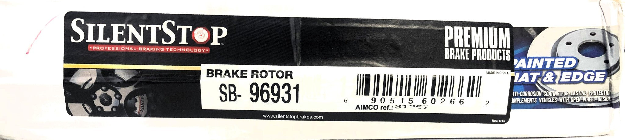 Silent Stop Front Brake Disc Rotor SB-96931 (BR31267-01) NOS