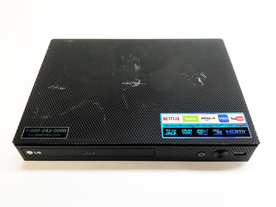 LG DVD/3D BluRay Disc Player with WiFi Streaming Support BP550 USED