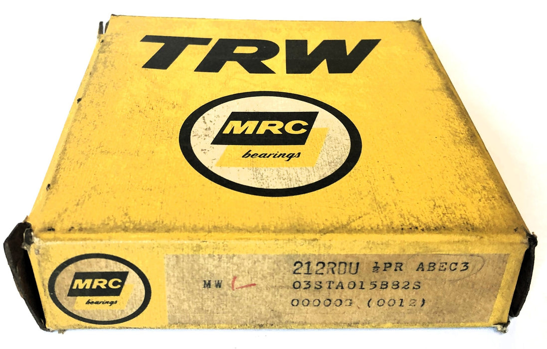 MRC TRW Angular Contact Ball Bearing 212RDU NOS