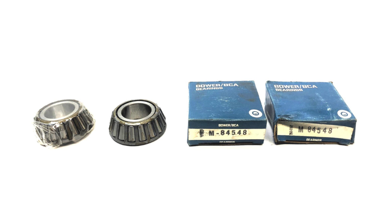 Bower/BCA Tapered Roller Bearing Cone M84548 [Lot of 2] NOS