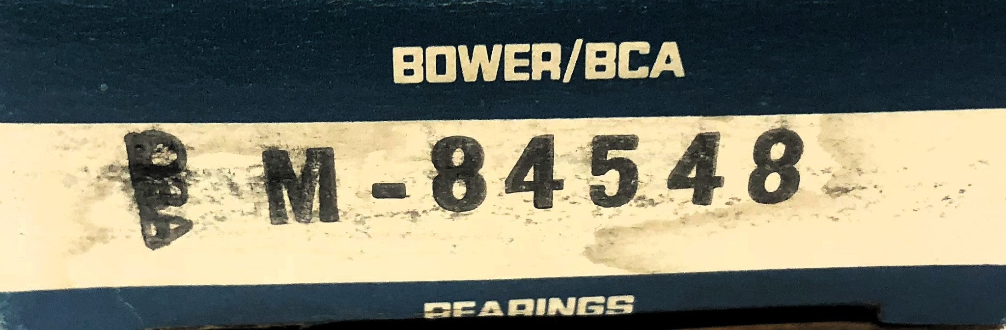 Bower/BCA Tapered Roller Bearing Cone M84548 [Lot of 2] NOS
