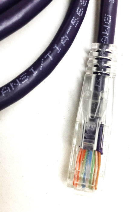 Black Box 4' Violet GigaBase 3 CAT5e Patch Cable C5EPC70-VT-04 [Lot of 7] NOS