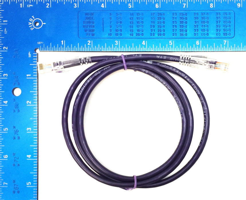 Black Box 4' Violet GigaBase 3 CAT5e Patch Cable C5EPC70-VT-04 [Lot of 10] NOS