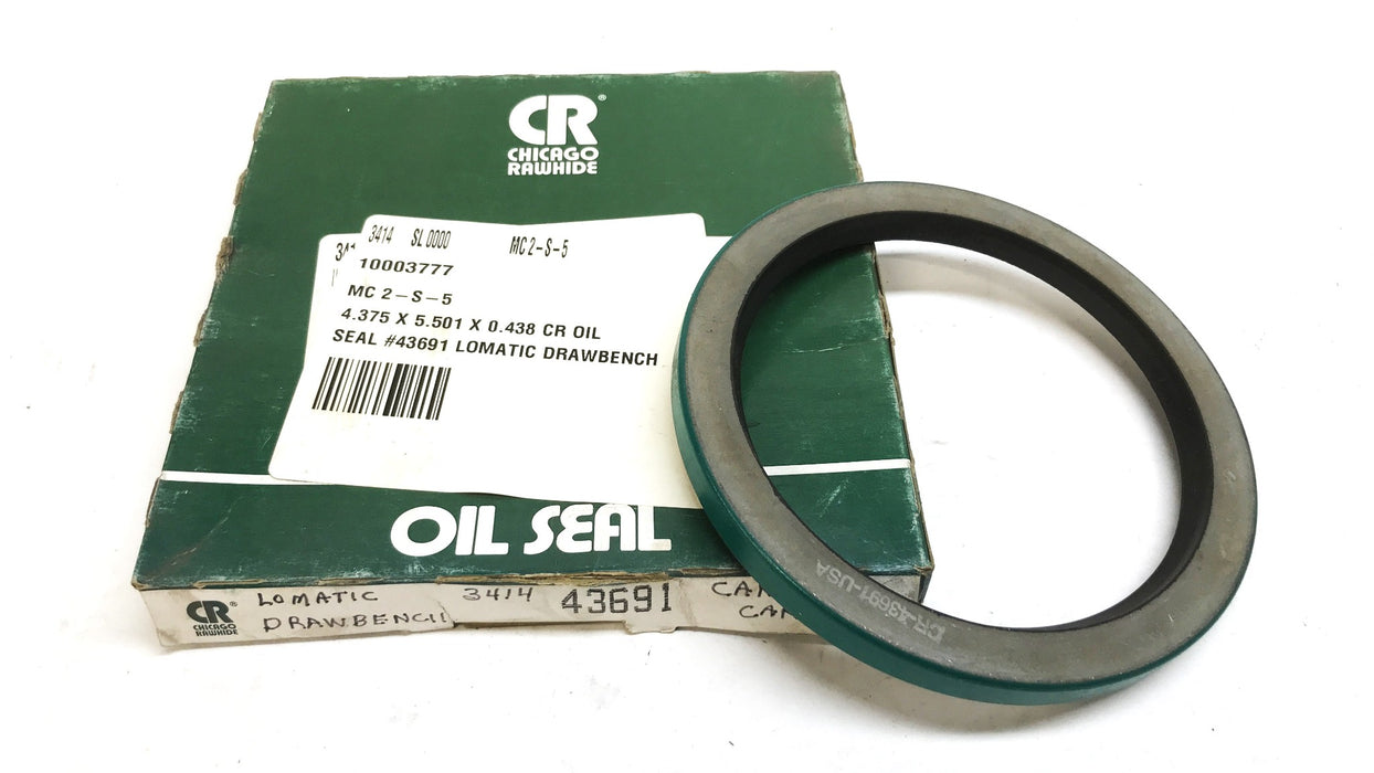 Chicago Rawhide Oil Seal CR43691 [Lot of 2] NOS