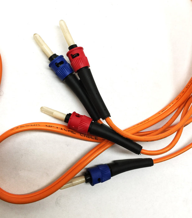 Black Box 10' Orange Fiber-Optic Cable Assembly 38044 (FOTP 171) [Lot of 3] NOS