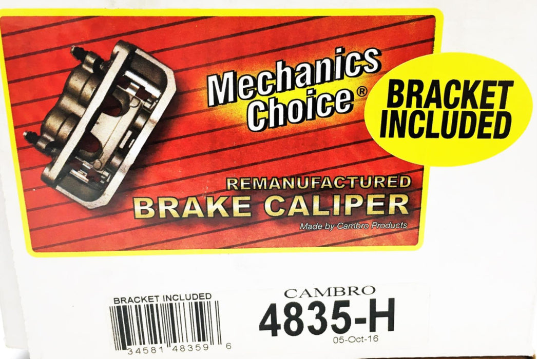 Mechanic's Choice Cambro Brake Caliper 4835-H REMANUFACTURED