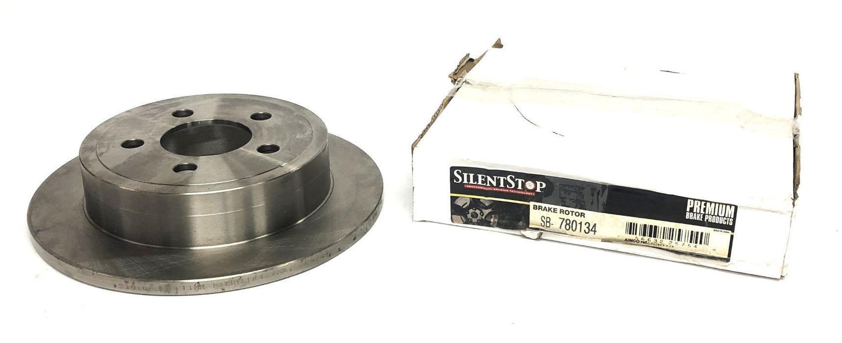 Silent Stop DuraGo Brake Disc Rotor Rear SB-780134 (BR53010) NOS