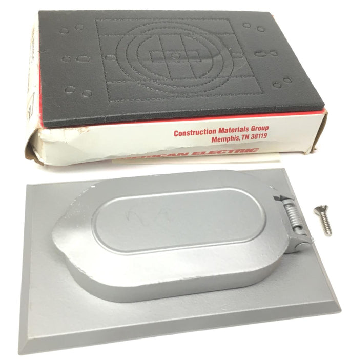 AMERICAN ELECTRIC WR181-C PERFECT-LINE OUTLET COVER WITH GASKET