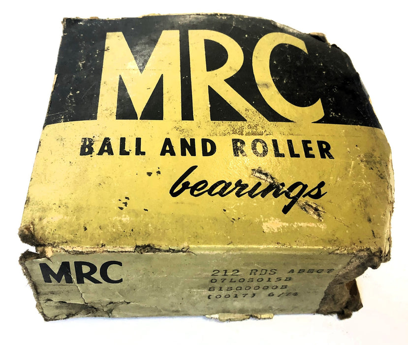 MRC 2 Piece Set Precision Ball Bearing 212RDS NOS