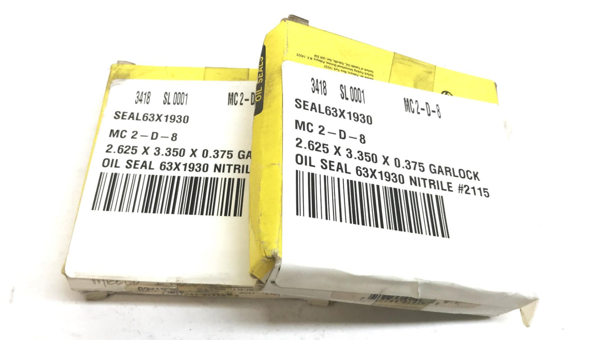Garlock Klosure Oil Seal 63-1930 (21158-1930) [Lot of 2] NOS