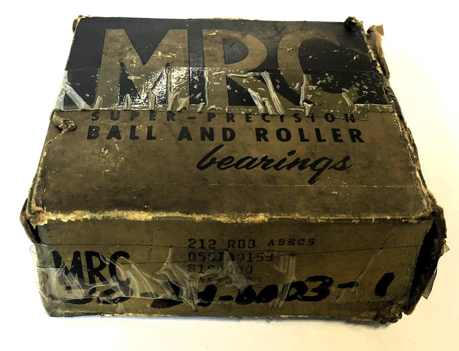 MRC 2 Piece Set Angular Contact Ball Bearing 212RDB NOS