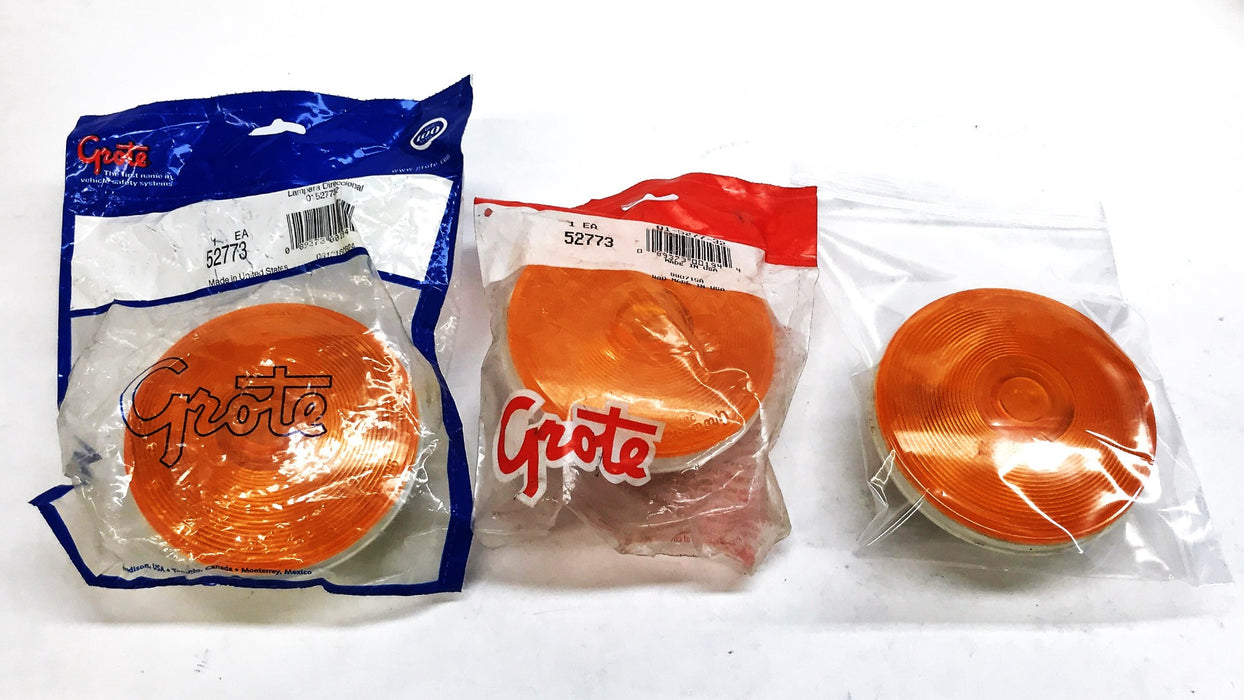 Grote 4" Amber Torsion Mount Light 52773 [Lot of 3] NOS