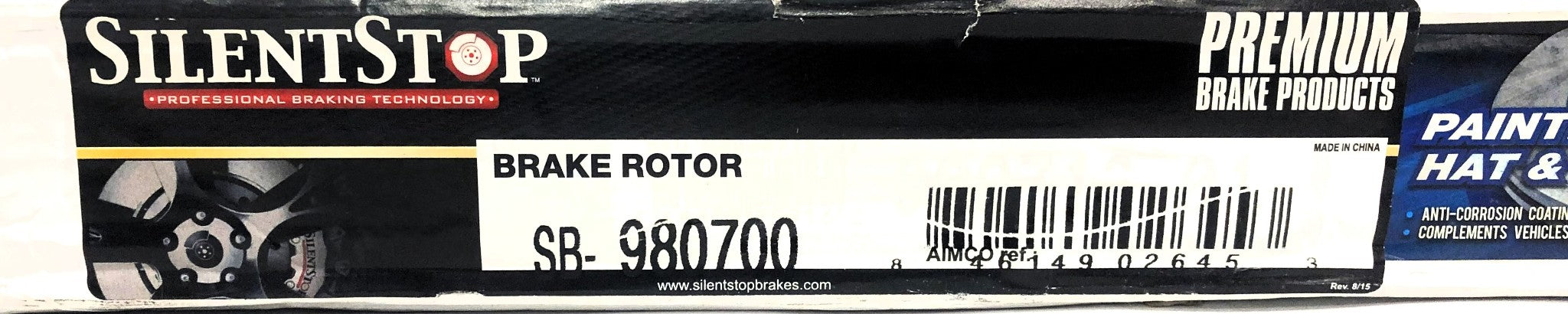 Silent Stop Front Brake Disc Rotor SB-980700 NOS