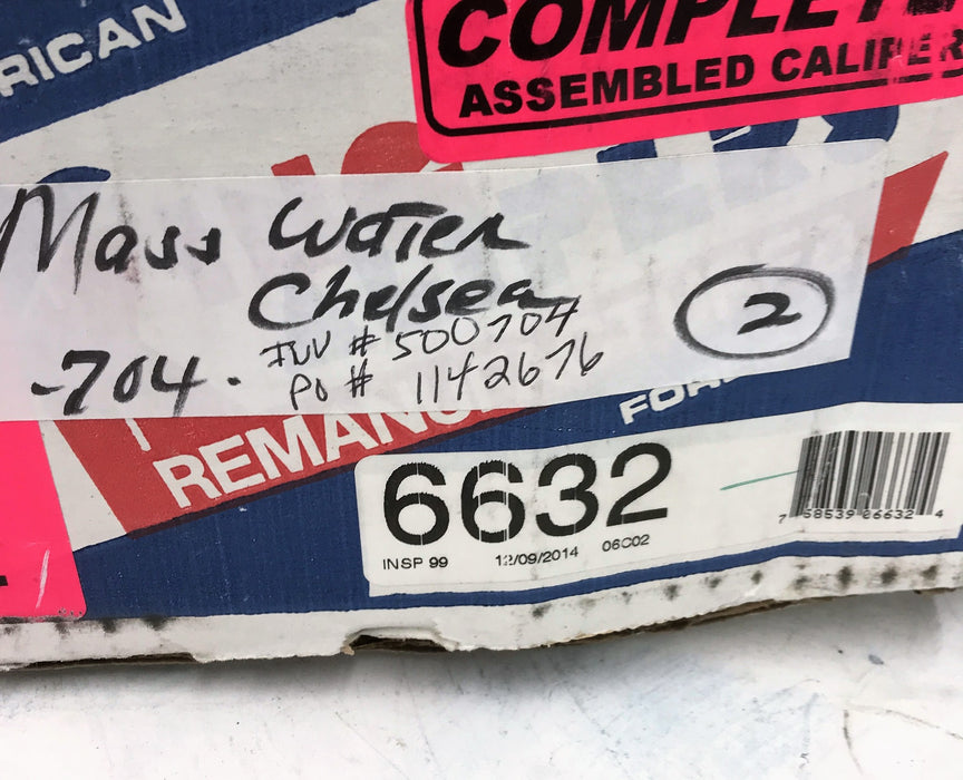 King Kalipers Re-Manufactured Brake Caliper 6632 NOS