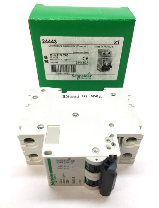 Schneider Multi9 C60 Miniature Supplementary Protector Circuit Breaker 24443 NOS