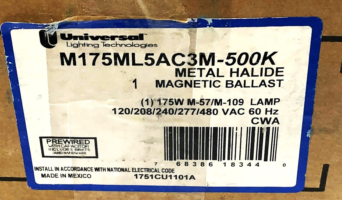 Universal Core and Coil Ballast Kit (Missing Hardware) M175ML5AC3M-500K NOS