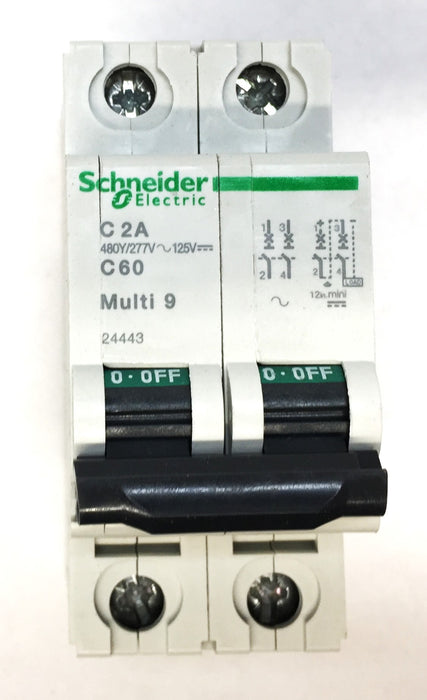 Schneider Multi9 C60 Miniature Supplementary Protector Circuit Breaker 24443 NOS