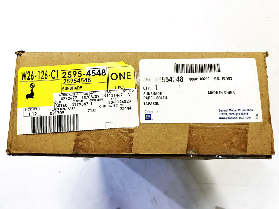 GM OEM Sunshade Sun Visor Right 25954548 NOS
