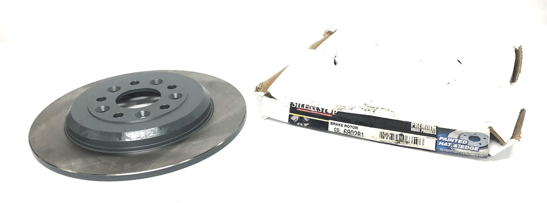 Silent Stop Rear Brake Disc Rotor SB-680281 (BR54125-01) NOS