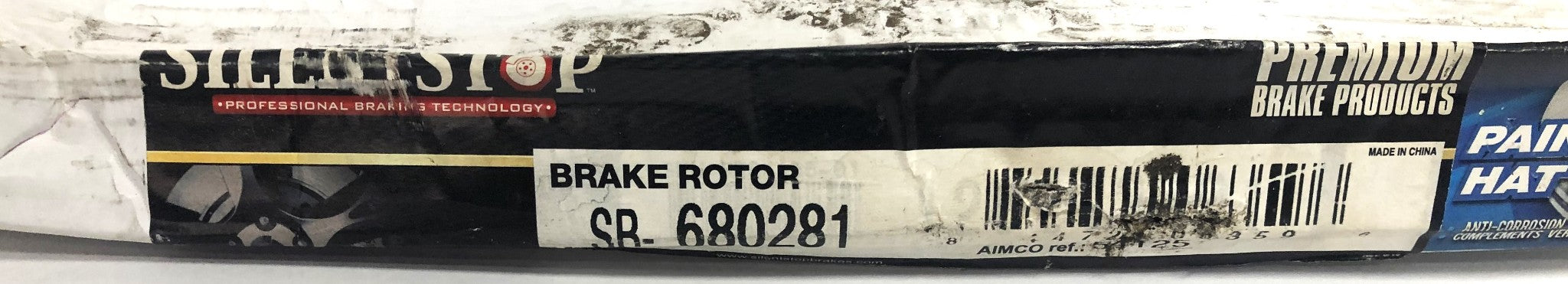 Silent Stop Rear Brake Disc Rotor SB-680281 (BR54125-01) NOS