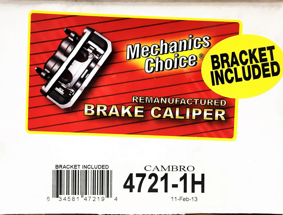 Mechanic's Choice Cambro Brake Caliper 4721-1H REMANUFACTURED
