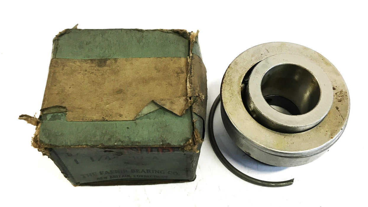 Fafnir 1-1/4 inch Insert Bearing with Collar SM1104K NOS
