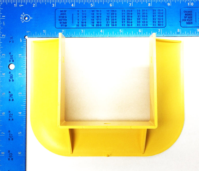 Panduit 3-Sided Trumpet for 4" Opening FTR4X4YL NOS