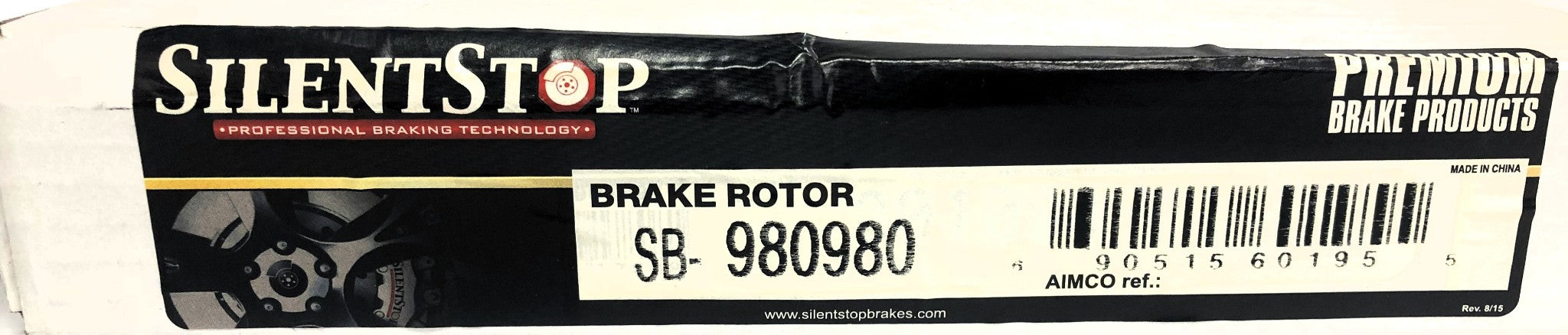 Silent Stop Rear Brake Disc Rotor SB-980980 NOS