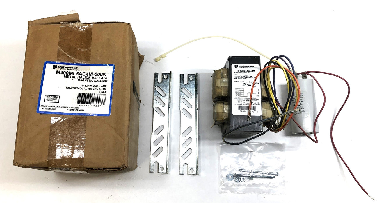 Universal Core And Coil Metal Halide Ballast Kit M400ML5AC4M-500K NOS