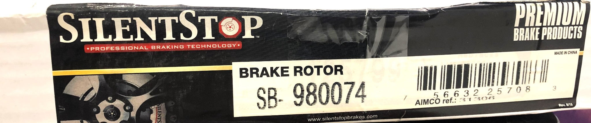 Silent Stop DuraGo Front Brake Disc Rotor SB-980074 (BR31306) NOS