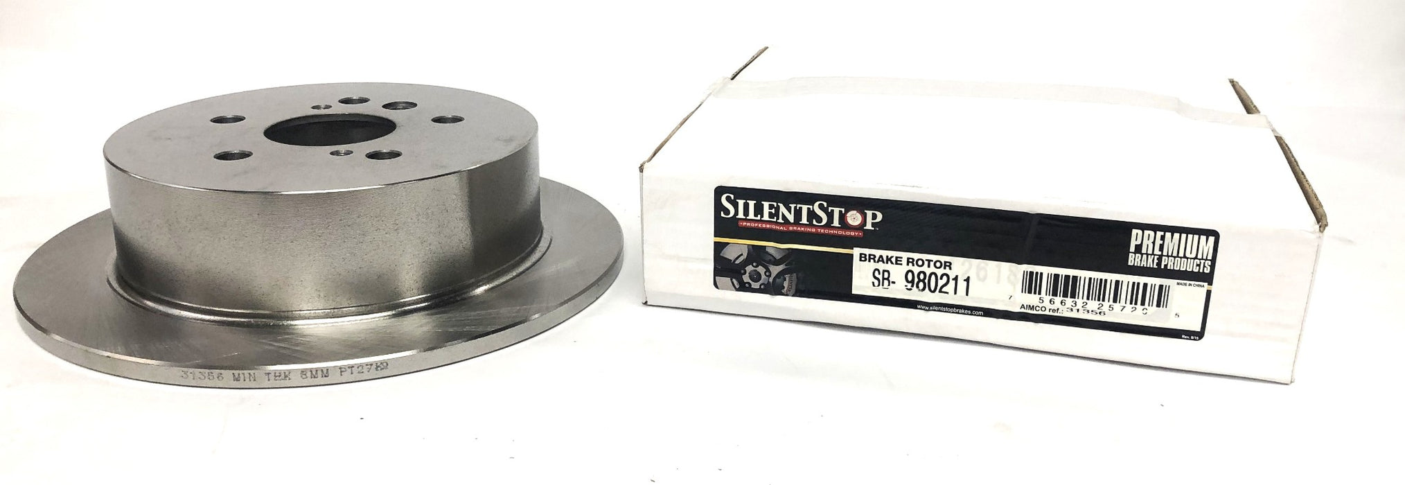 Silent Stop Rear Brake Disc Rotor SB-980211 NOS