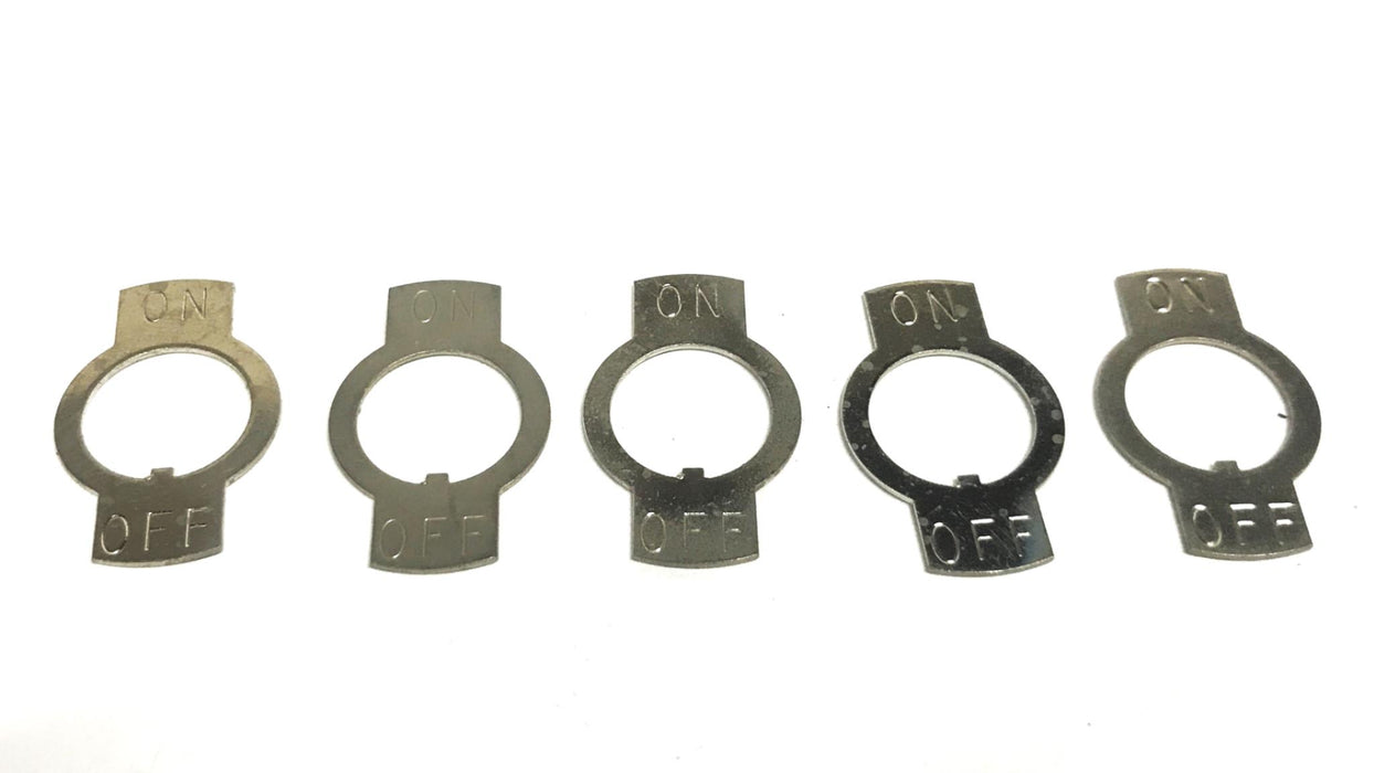 Carling Toggle Switch Off/On Plate Y01 [Lot of 300] NOS