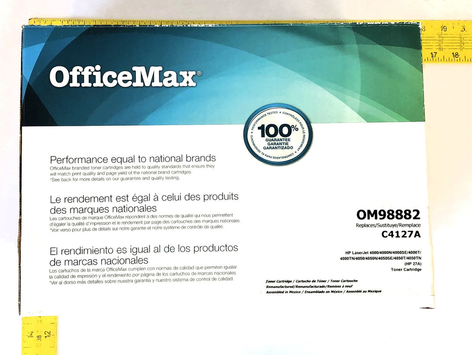 Office Max Toner Cartridge For HP LaserJet OM98882 NOS