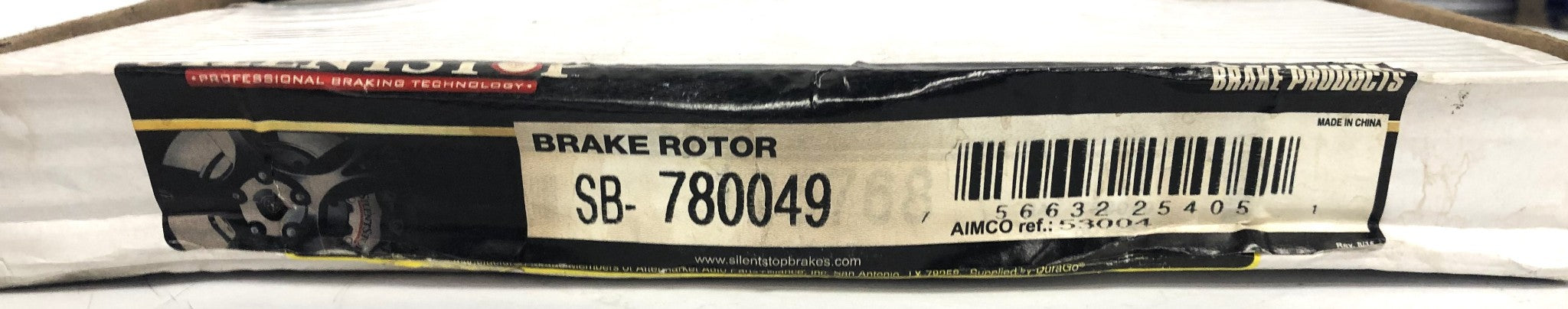 Silent Stop DuraGo Front Brake Disc Rotor SB-780049 (BR53004) NOS