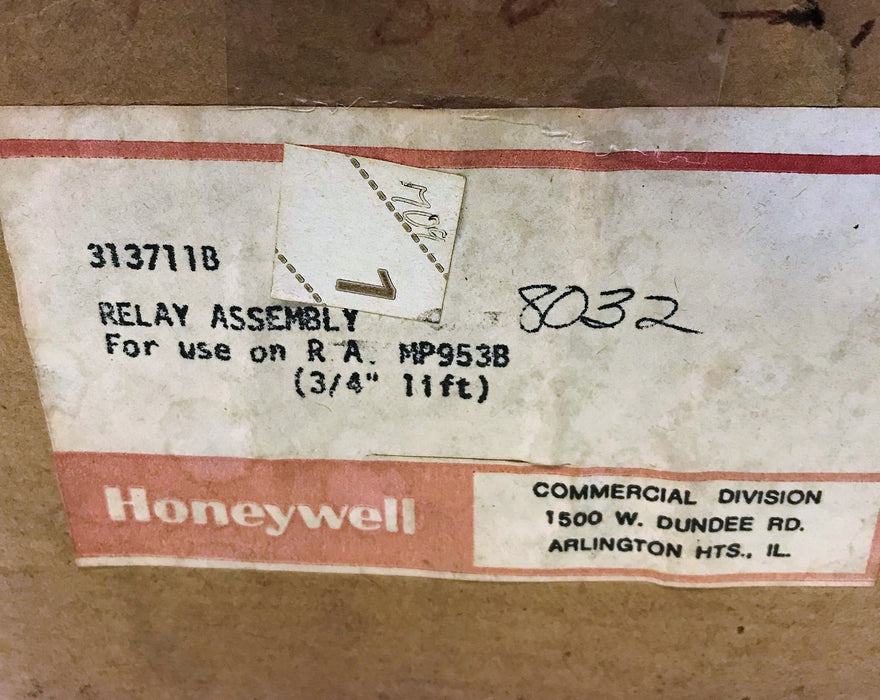 Honeywell Relay Assembly 313711B NOS