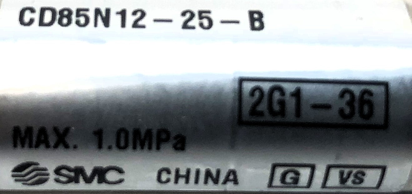 SMC Pneumatic Cylinder CD85N12-25-B NOS