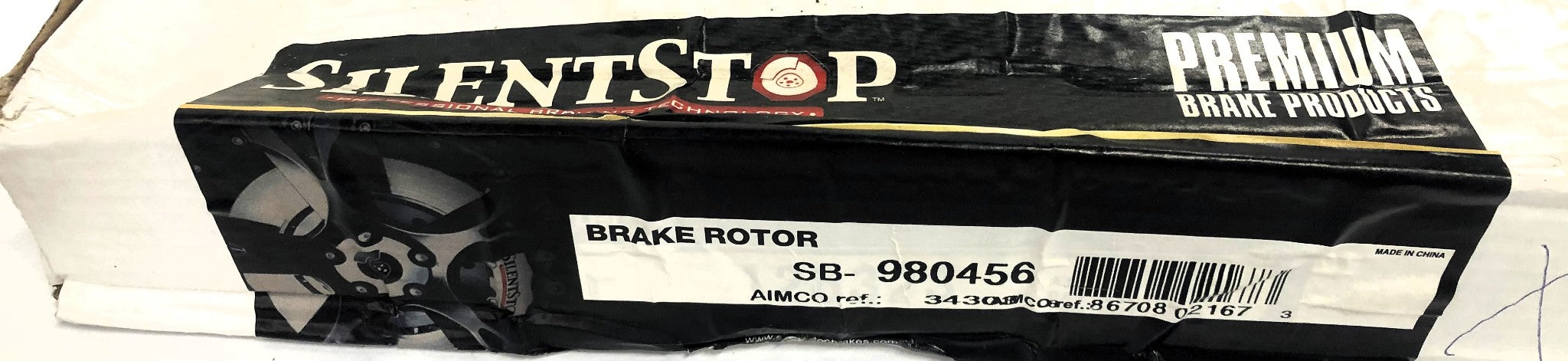 Silent Stop DuraGo Front Brake Disc Rotor SB-980456 (BR900412) NOS