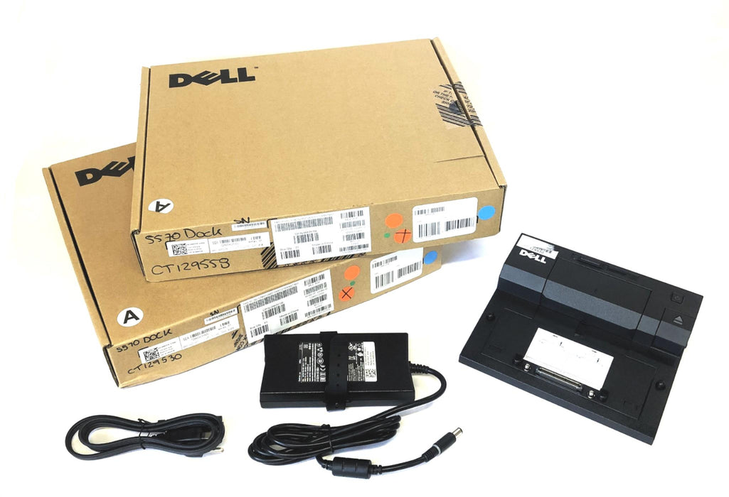 Dell E-Port Replicator Dock Station 0RMYTR [Lot of 2] NOS