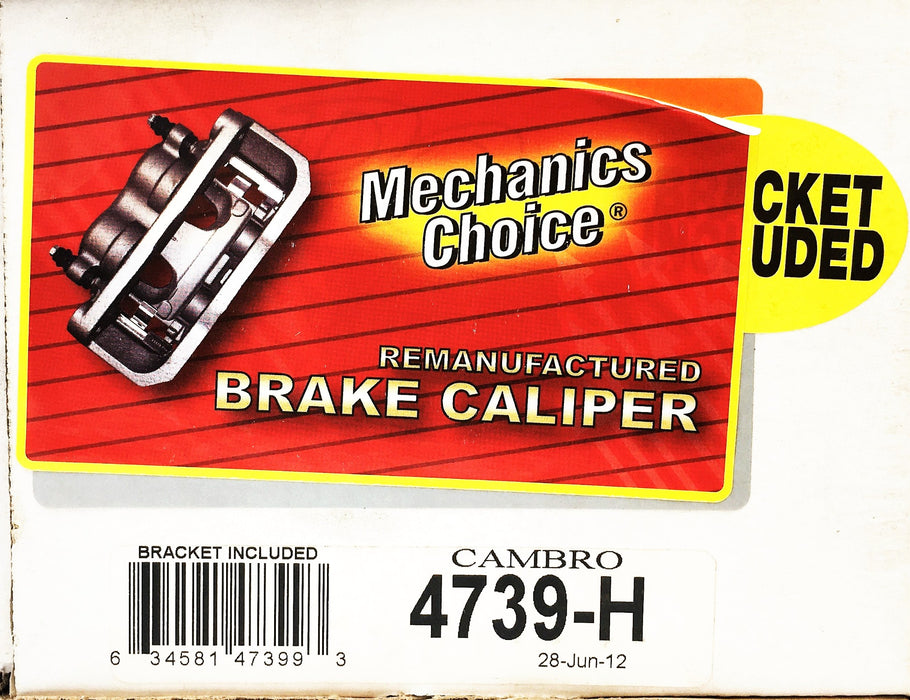 Mechanic's Choice Cambro Brake Caliper 4739-H REMANUFACTURED
