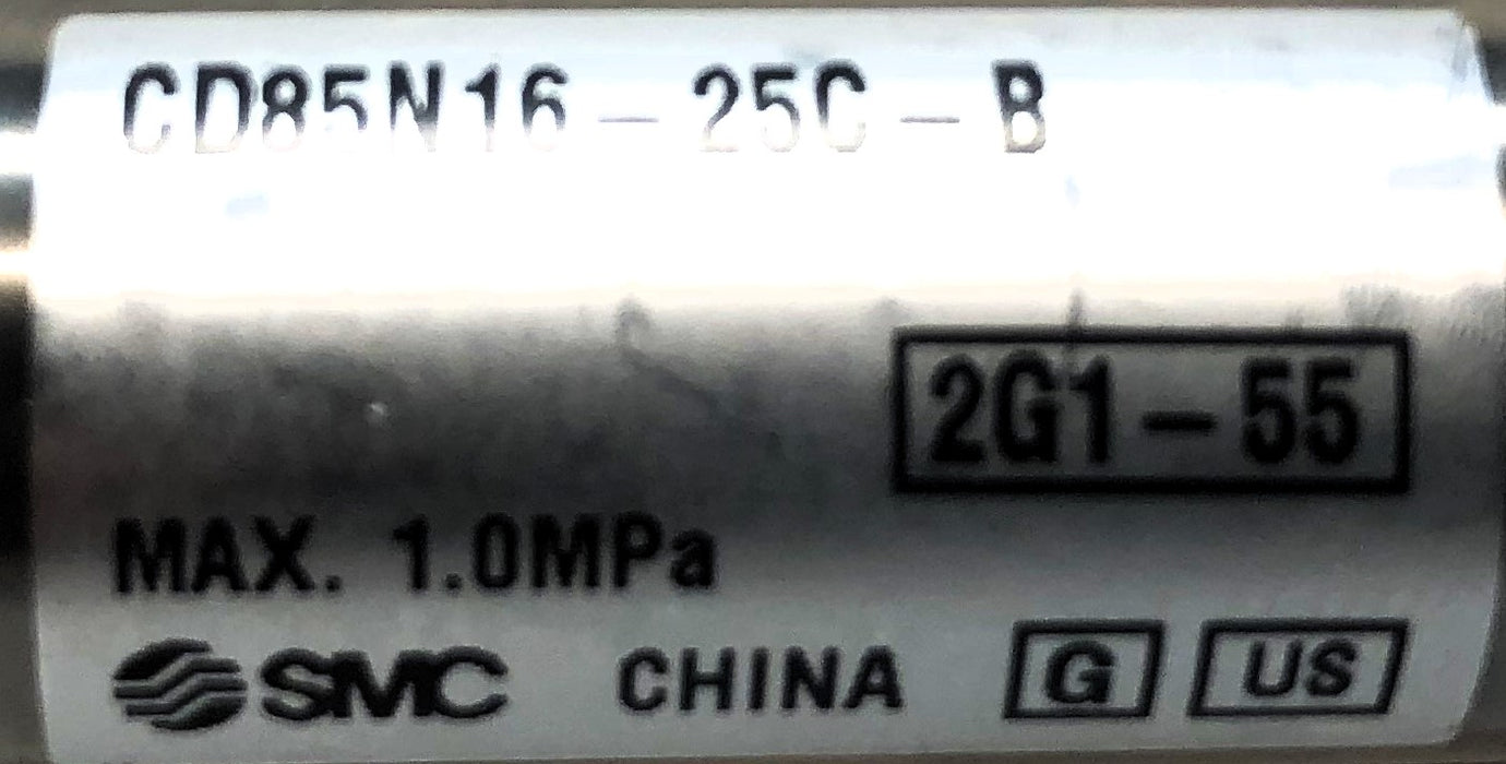 SMC Pneumatic Cylinder CD85N16-25C-B NOS