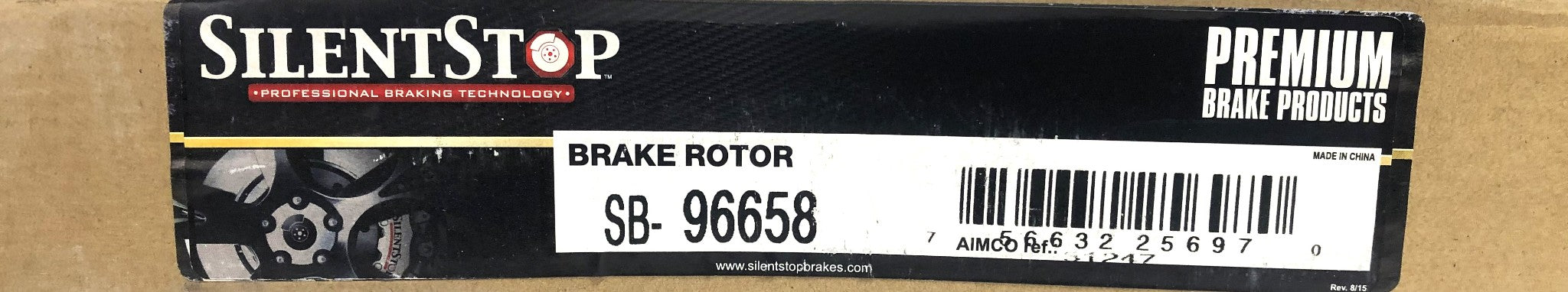 Silent Stop Front Brake Disc Rotor SB-96658 NOS