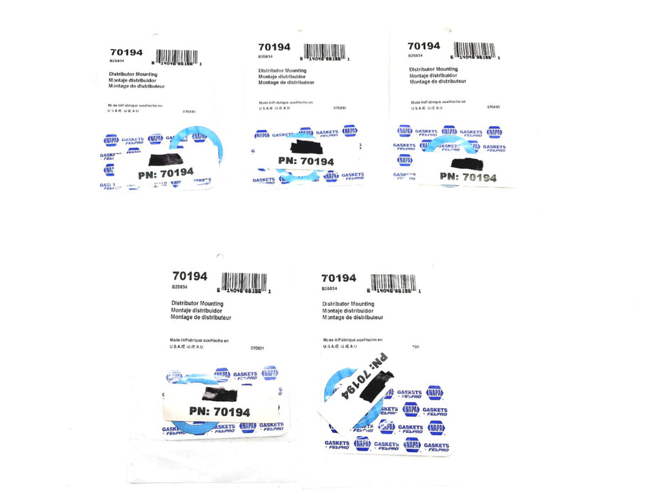 Napa Distributor Mounting Gasket 70194 [Lot of 5] NOS
