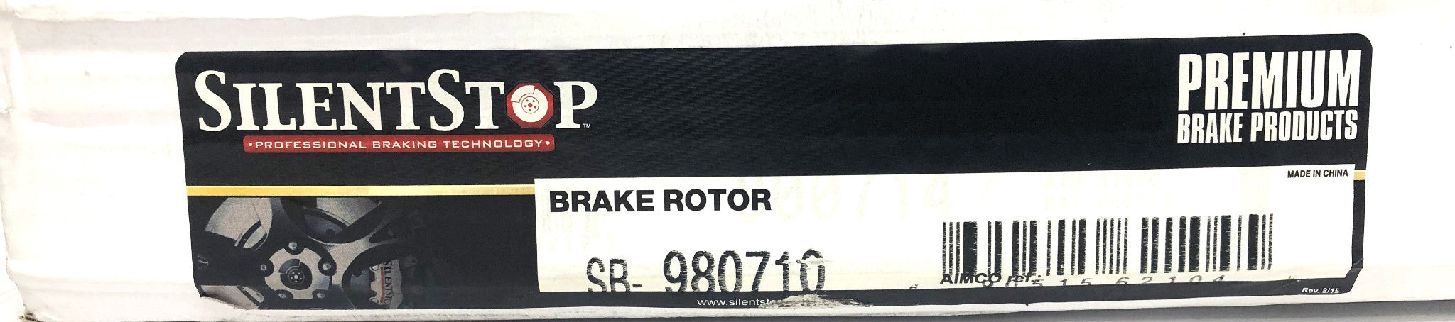 Silent Stop DuraGo Rear Brake Disc Rotor SB-980710 (BR900714) NOS