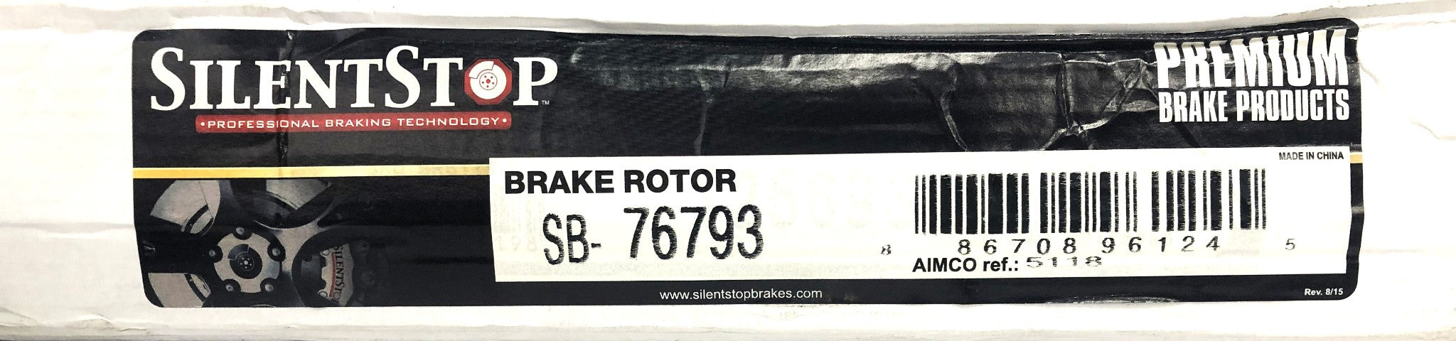 Silent Stop Front Brake Disc Rotor SB-76793 NOS