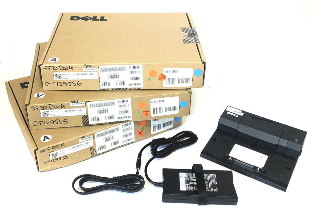 Dell E-Port Replicator Dock Station 0RMYTR [Lot of 3] NOS