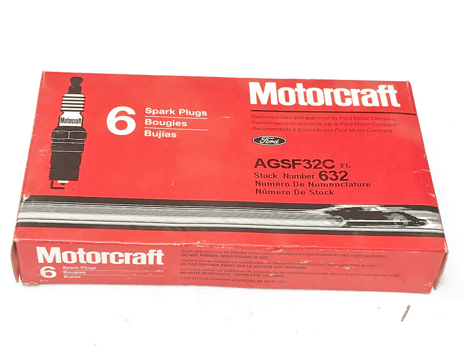 Motorcraft Spark Plug AGSF32C [Lot of 6] NOS