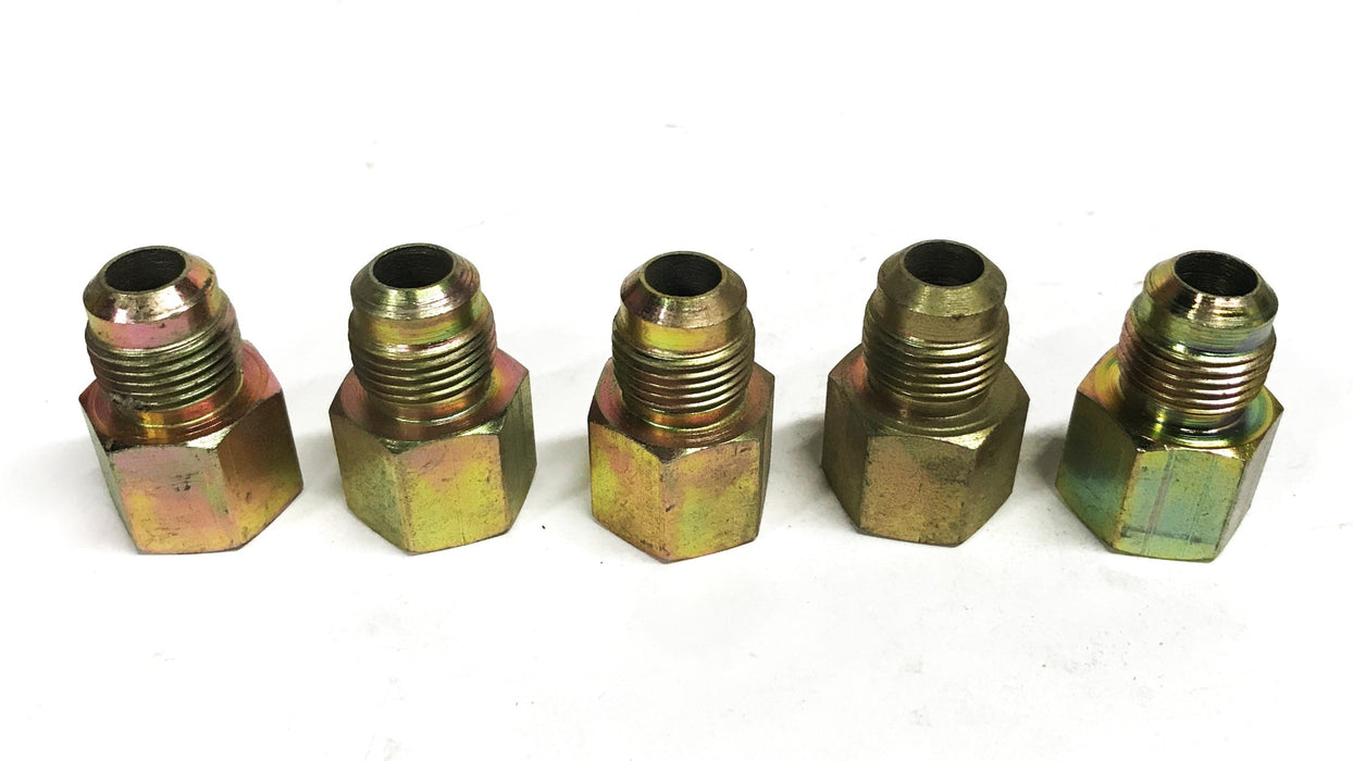 Unbranded Brass Male to Female  3/4 Inch Flared Gas Fitting [Lot of 5] NOS